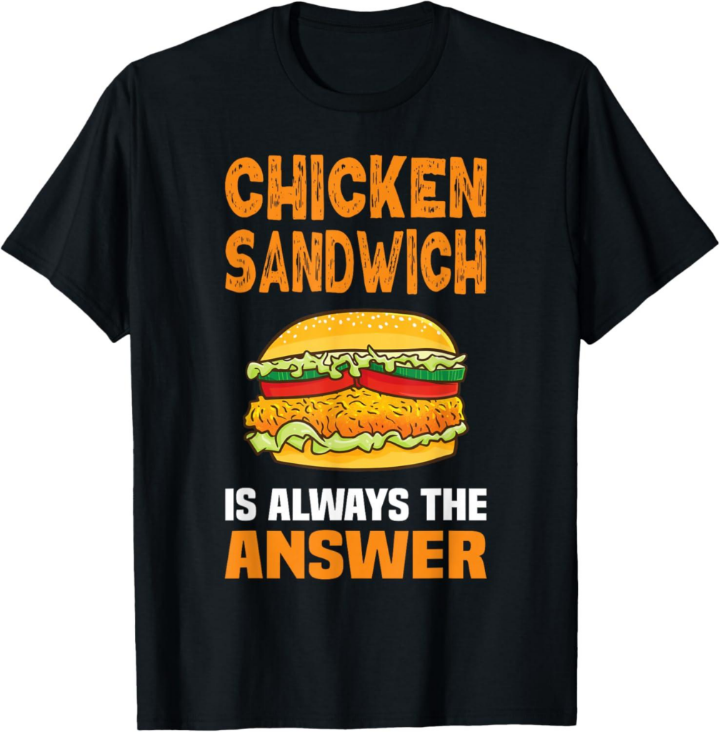 Best Novelty T-Shirt – Chicken Sandwich Lover Fun TShirtz Review