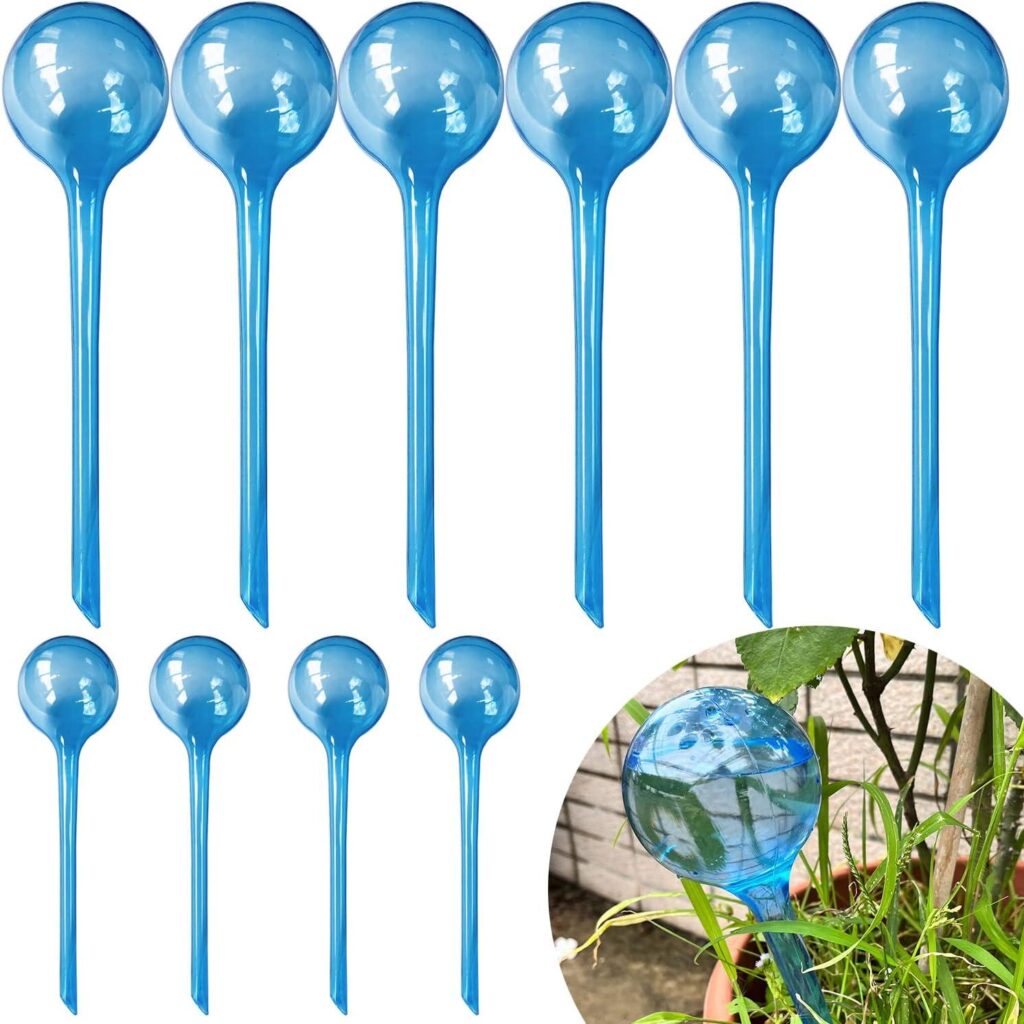 Best Plant Care – MOONSOUND Self Watering Globes for Plants – 10pcs Automatic Watering Bulbs for Indoor & Outdoor Potted Plants Review