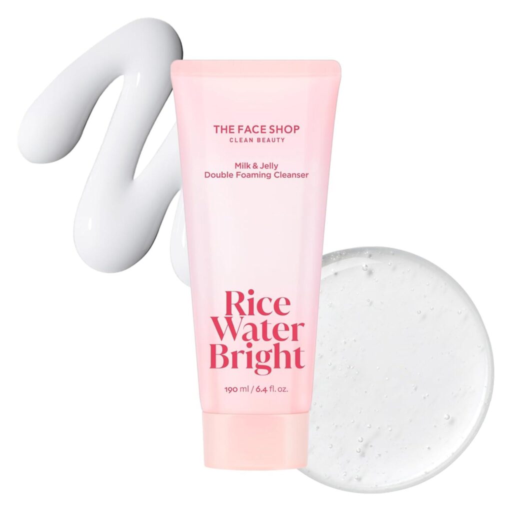 Best Moisturizer – The Face Shop Rice Water Bright Milk & Jelly Double Cleanser Review