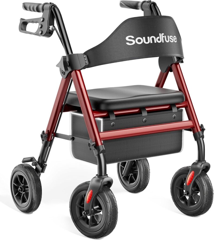 Best Rollator Walker – Soundfuse Rollator Walkers for Seniors Review