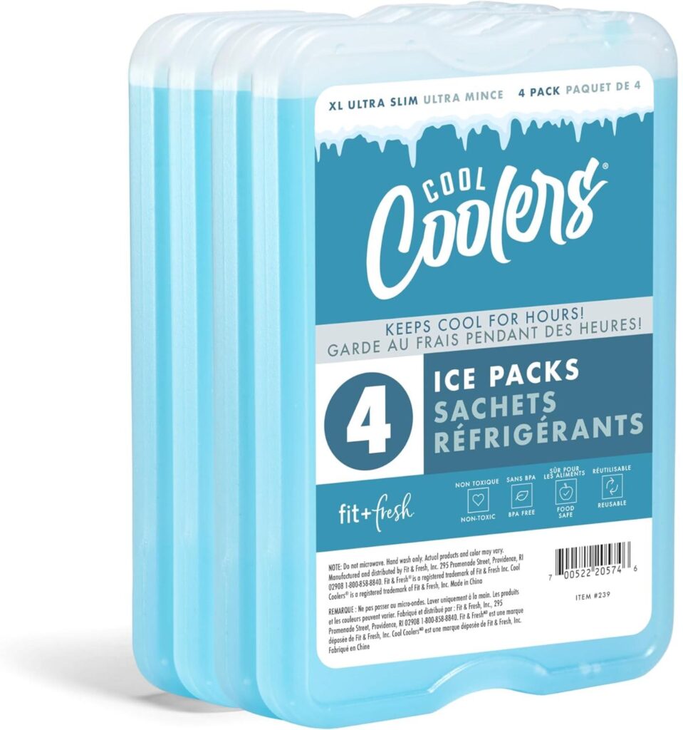Best Ice Packs – Cool Coolers by Fit & Fresh XL Slim Ice Packs Review