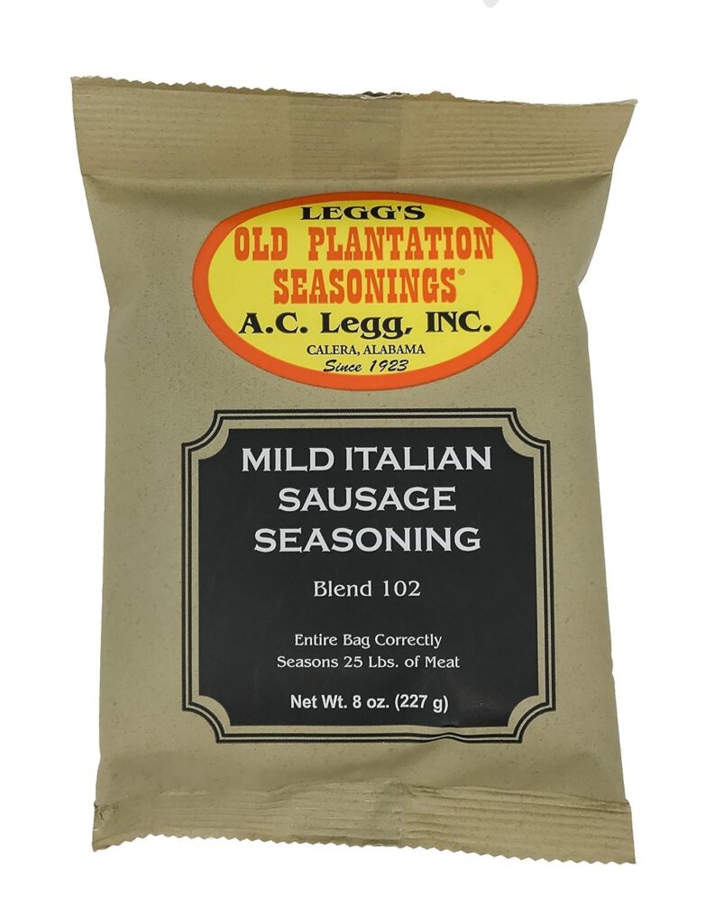 Best Mild Italian Sausage Seasoning – A.C. Legg 8 Ounce Review