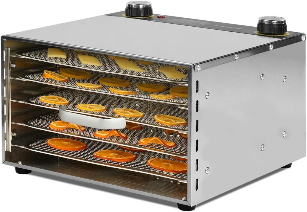 Best Food Dehydrator – 5 Trays with Adjustable Timer & Recipes Review