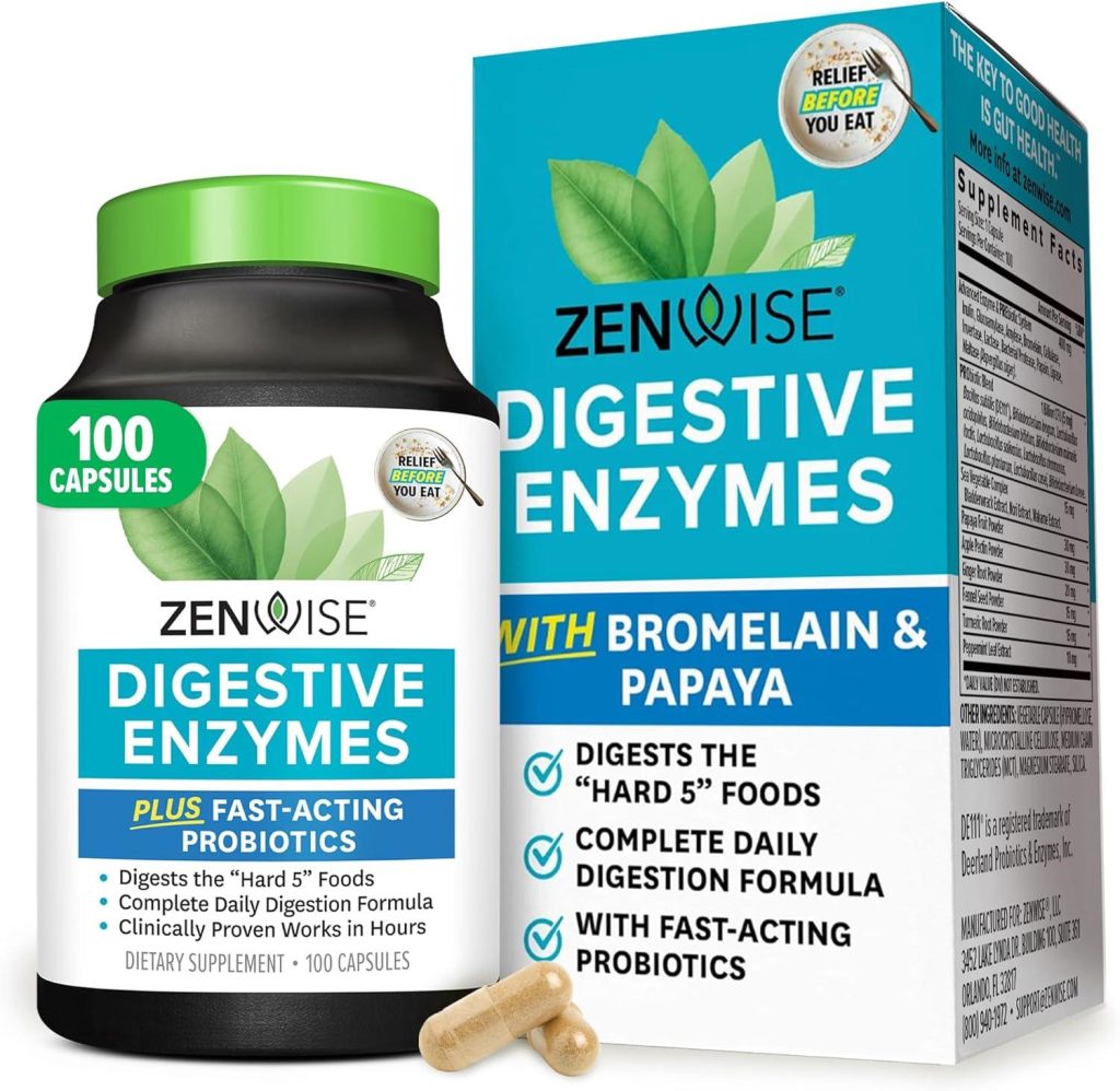 Best Probiotic – Zenwise Health Digestive Enzymes for Gut Health & Bloating Relief Review