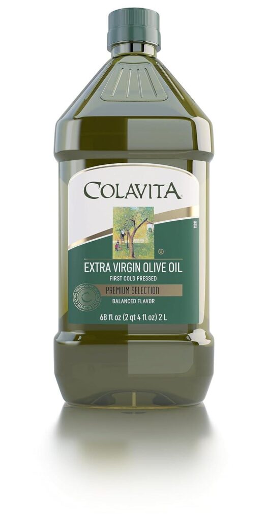 Best Olive Oil – Premium Selection Extra Virgin Olive Oil, 68 Oz – First Cold Pressed, Ideal for Roasting, Baking, Dressings – Imported from Italy by Colavita Review