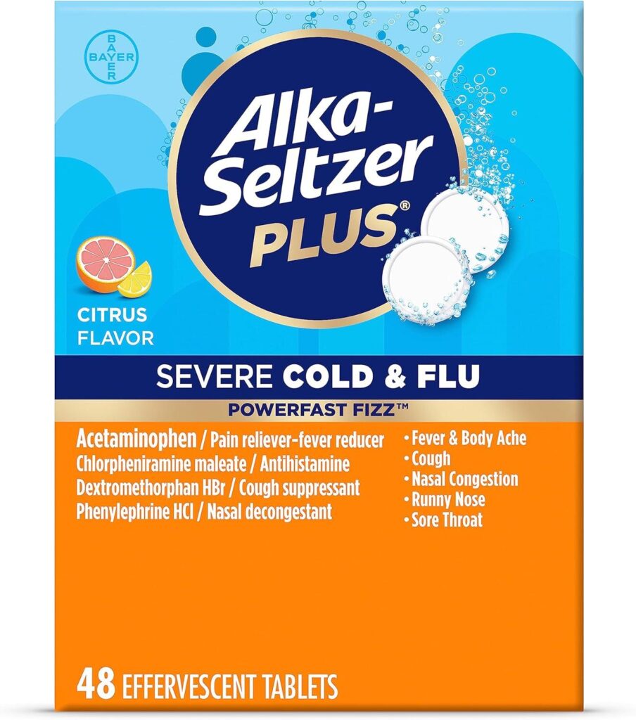 Best Cold & Flu Medicine – ALKA-SELTZER PLUS Effervescent Review