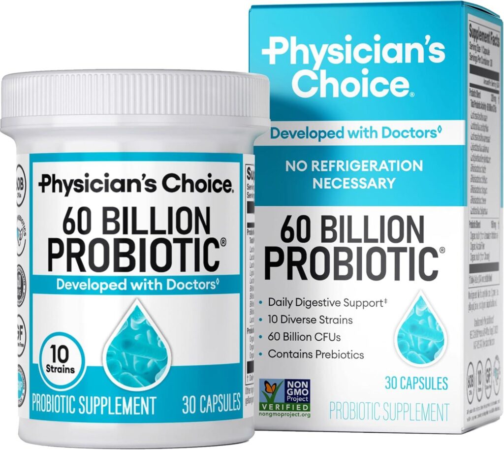Best Probiotic – Physician’s Choice 60B CFU for Gut Health Review
