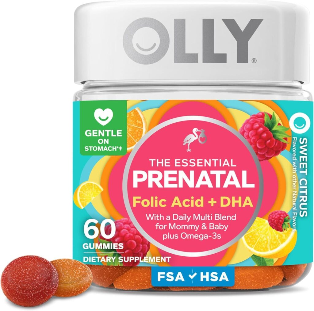 Best Prenatal Multivitamin – OLLY Gummy Supports Baby’s Growth Review