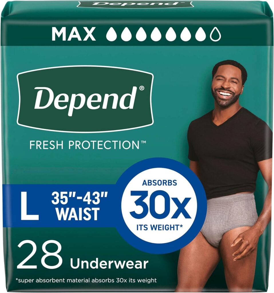 Best Adult Diapers – Depend Fresh Protection for Men Review