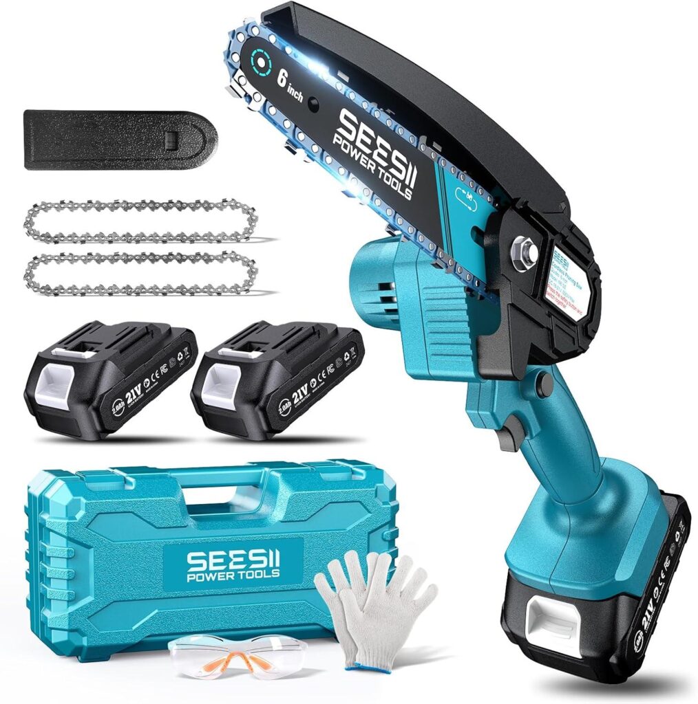 Best Mini Chainsaw – Seesii 6-inch Cordless Electric Power Review