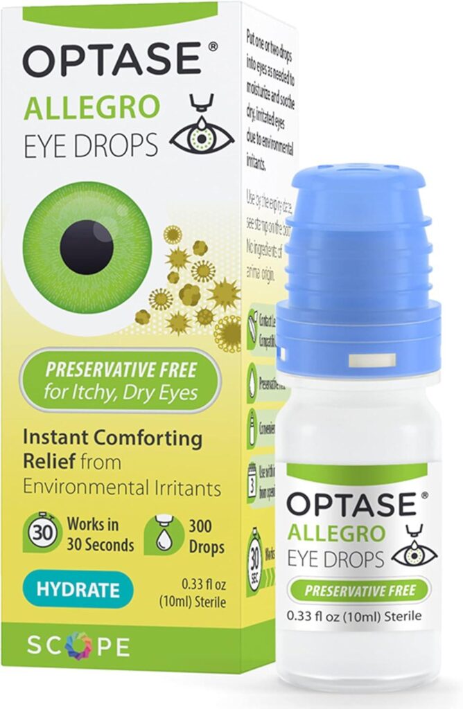 Best Eye Drops – OPTASE Allegro Lubricant Eye Drops Review