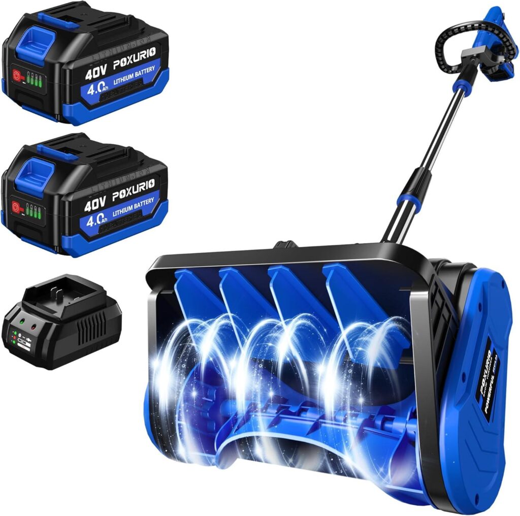 Best Snow Shovel – 2 * 40V Electric Cordless Snow Blower Review