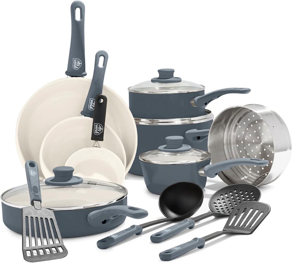 Best Cookware – GreenLife 16 Piece Nonstick Cookware Set Review