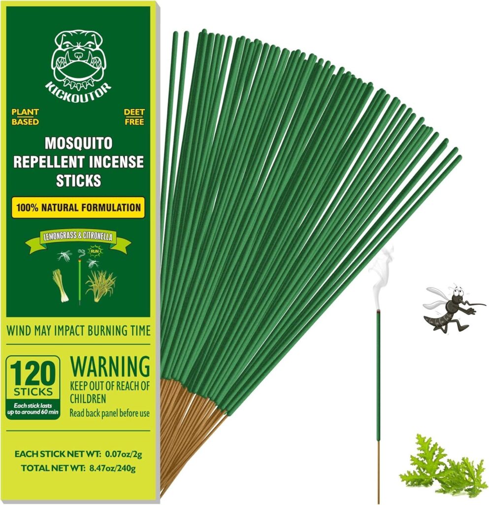Best Mosquito Repellent – KICKOUTOR® Citronella Incense Sticks Review