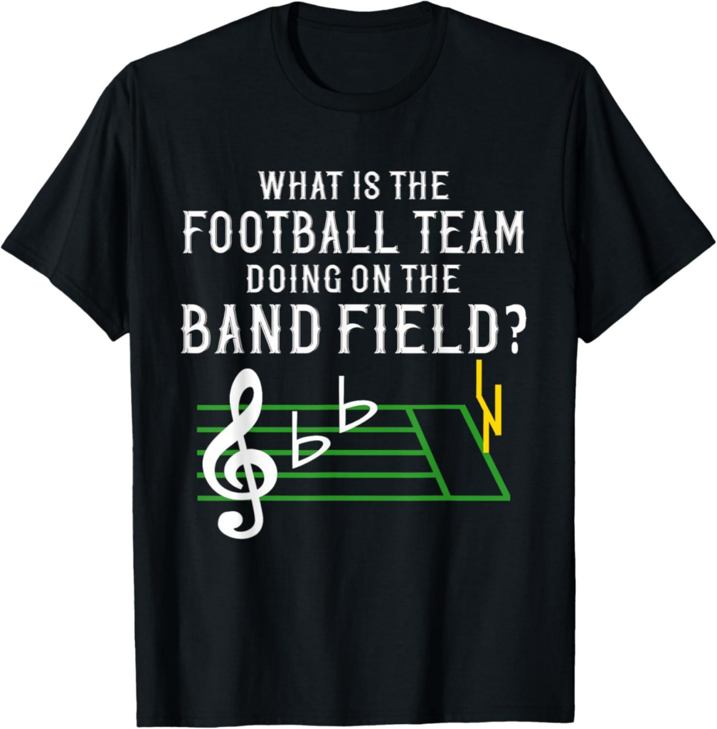 Best Novelty T-Shirt – Marching Band What is The Football Team Doing on Field Shirt Review