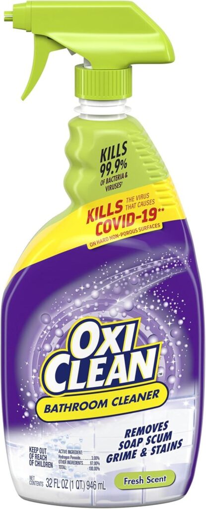 Best Bathroom Cleaner – OxiClean Shower, Tub & Tile Review