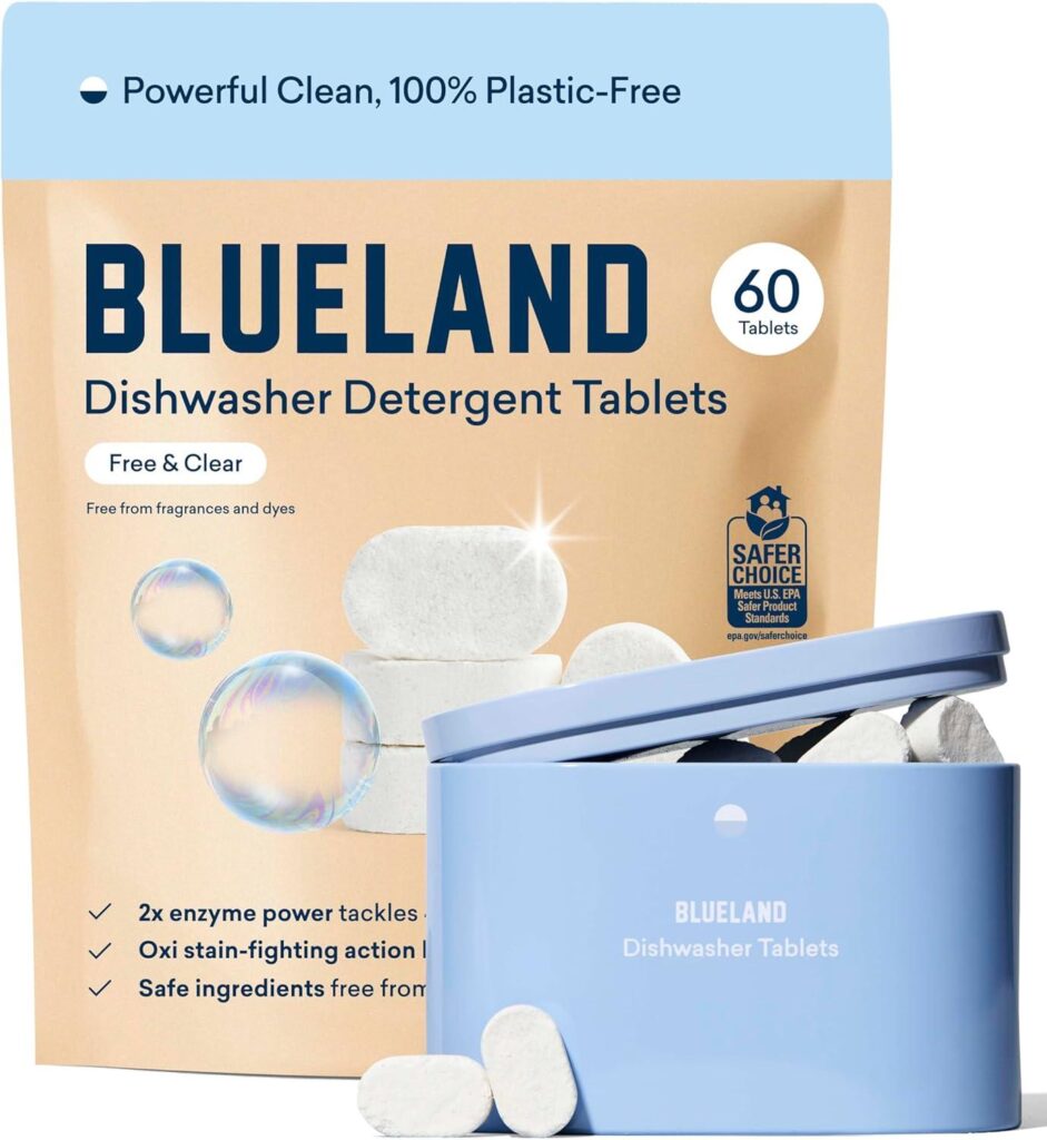 Best Dishwasher – BLUELAND Plastic-Free Detergent Tablets Review