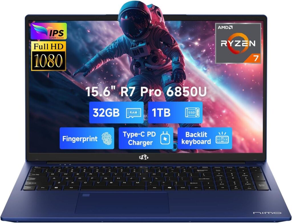 Best Laptop – NIMO 15.6″ FHD Light-Gaming-Laptop Review