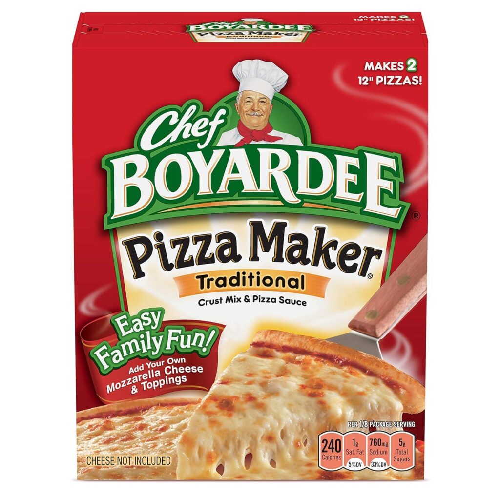 Best Packaged Pizza – Chef Boyardee Cheese Pizza Maker Review