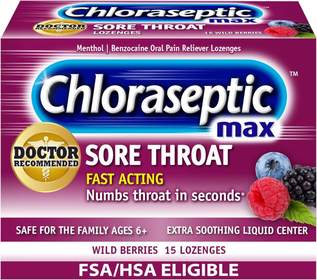 Best Sore Throat Relief – Chloraseptic Max Strength Lozenges Review