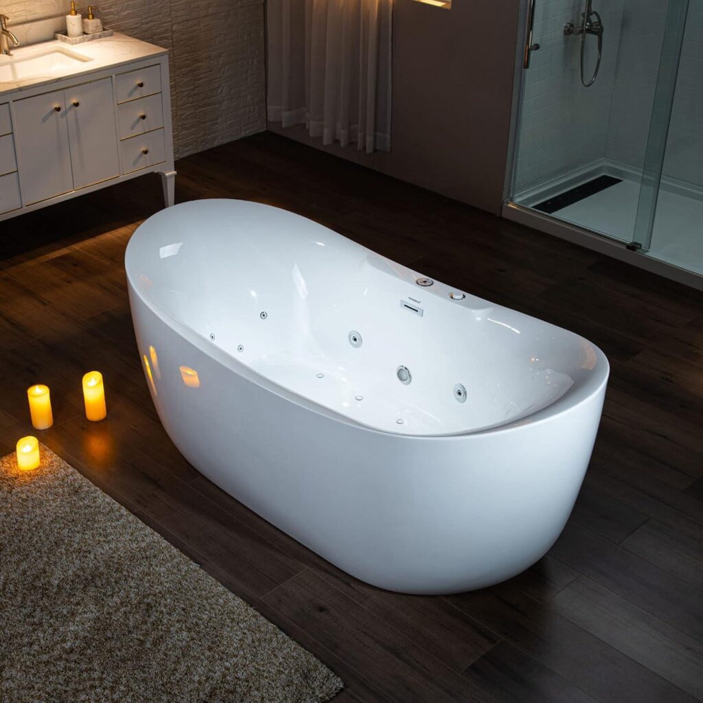 Best Bathtub – WOODBRIDGE 72″ Whirlpool Water Jetted Tub Review
