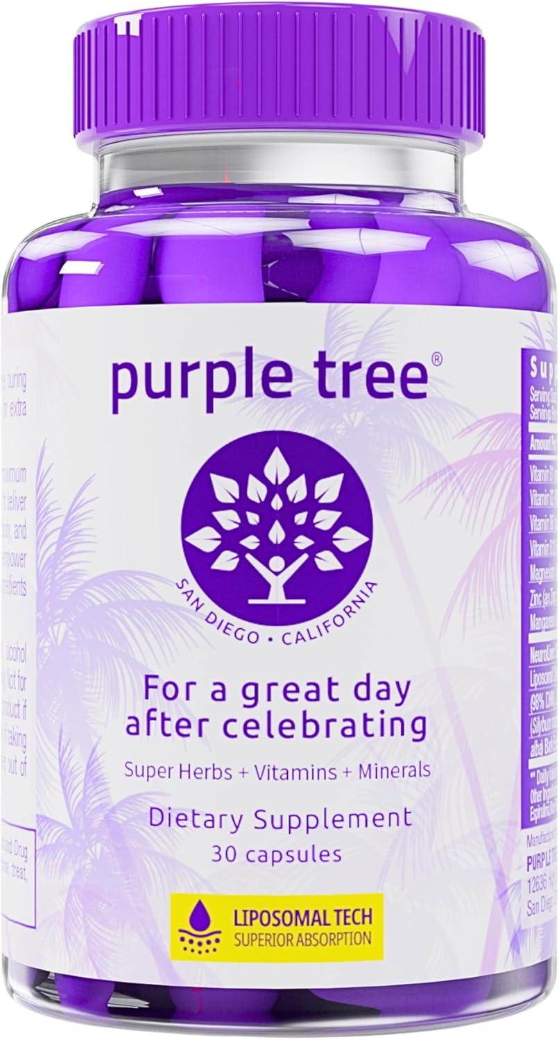 Best Health & Beauty – purple tree Post-Celebration Wellness Supplement for Liver Support & Hydration | 30 Pills Review