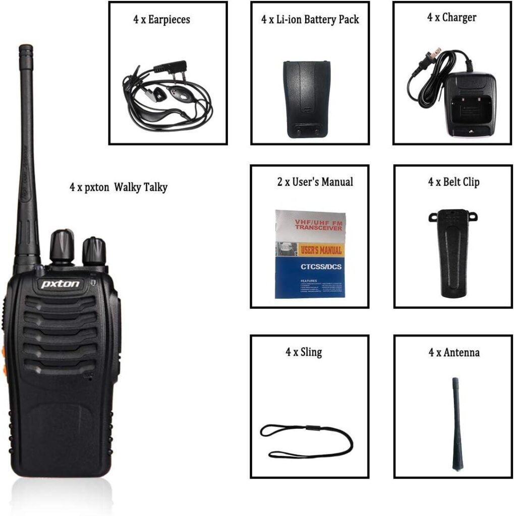 Best Walkie Talkies – pxton Long Range Rechargeable Two Way Radios Review