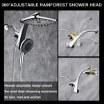 Best Shower Head – High Pressure Rain Shower Head: Upgrade Shower Heads with Handheld Spray Combo Review