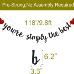 Best Graduation Banner – You’re Simply the Best Black Glitter Review