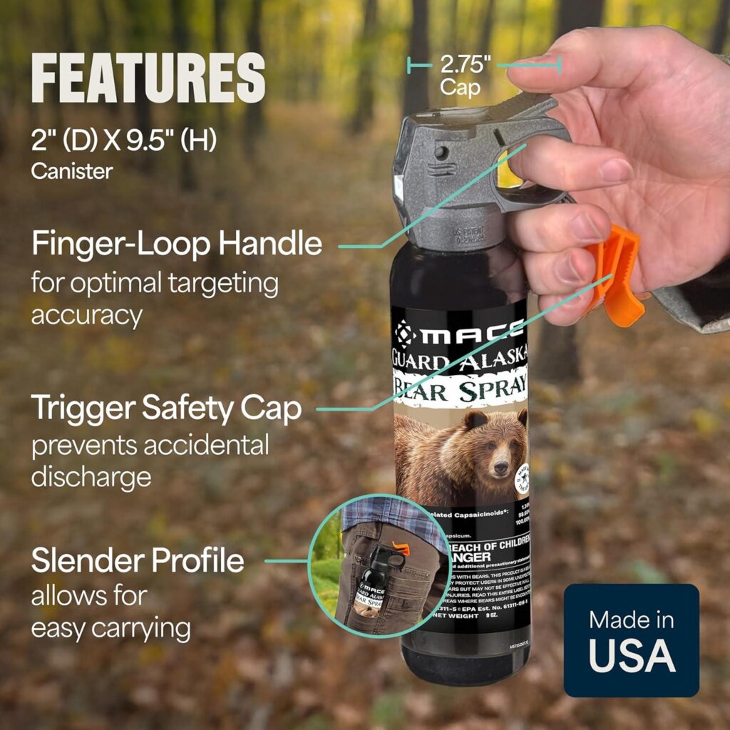 Best Outdoor Safety – Mace Bear Spray – Guard Alaska Review