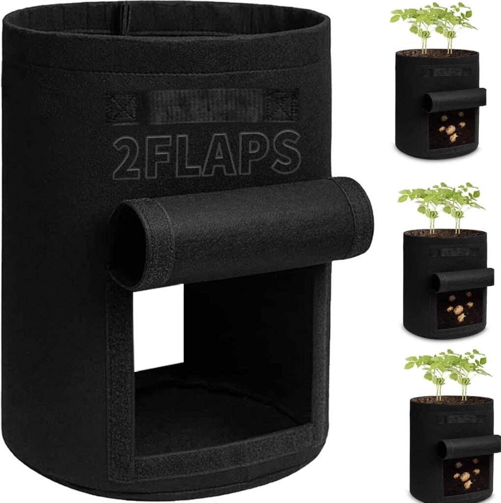 Best Grow Bags – TCBWFY 4 Pack Potato Grow Bags 15 Gallon Review