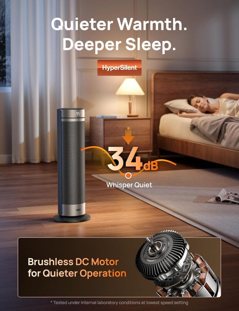 Best Space Heater – DREO 23 Inch Electric Heater for Large Rooms Review