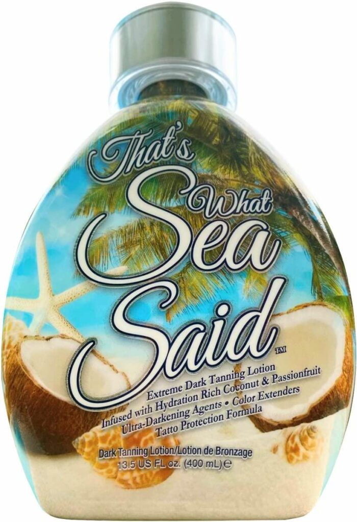 Best Tanning Lotion – That’s What Sea Said Tanning Bed Review