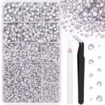 Best Crafting Gems – 16000Pcs Resin Rhinestones with Tweezers Review