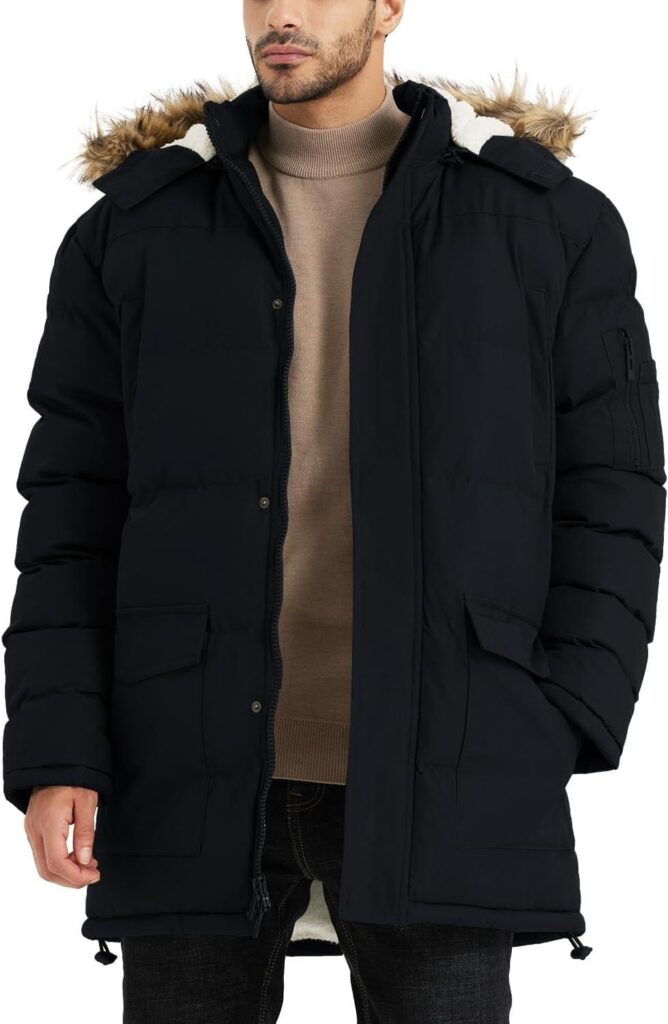 Best Winter Coat – Winter Coats For Men Thicken Puffy Parka Review