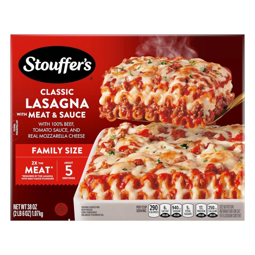 Best Family Frozen Meal – Stouffer’s Classic Lasagna Review