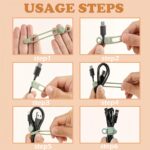 Best Cable Organizer – Data Cable Organizer, Upgraded Silicone Cable Ties Review