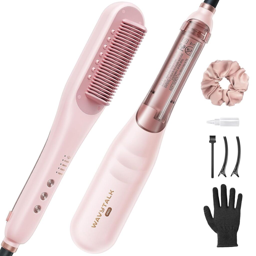 Best Hair Straightener – Wavytalk Pro Steam Straightening Brush Review