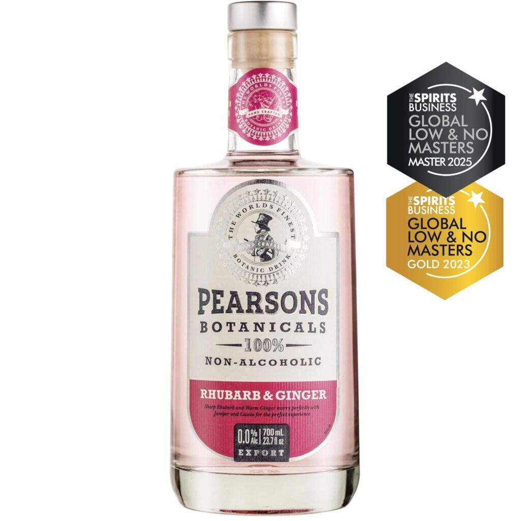 Best Non-Alcoholic Spirit – Pearsons Botanicals Rhubarb & Ginger Non Alcoholic Gin Review