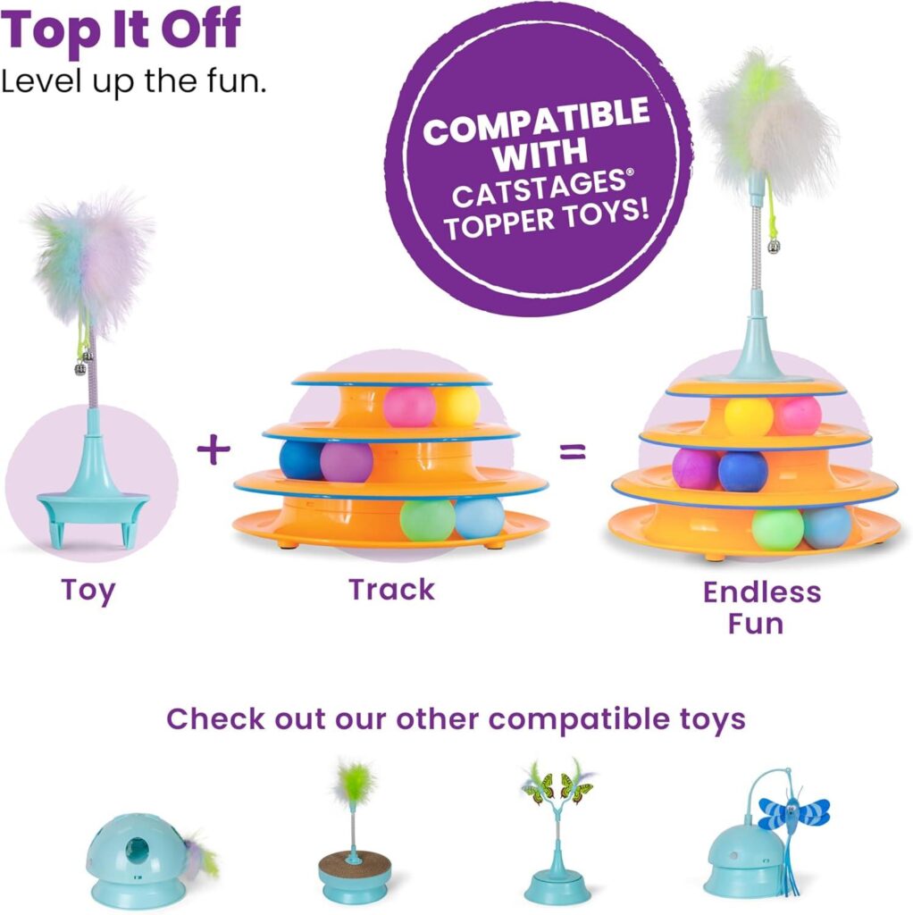 Best Interactive Cat Toy – Catstages Tower of Tracks Review