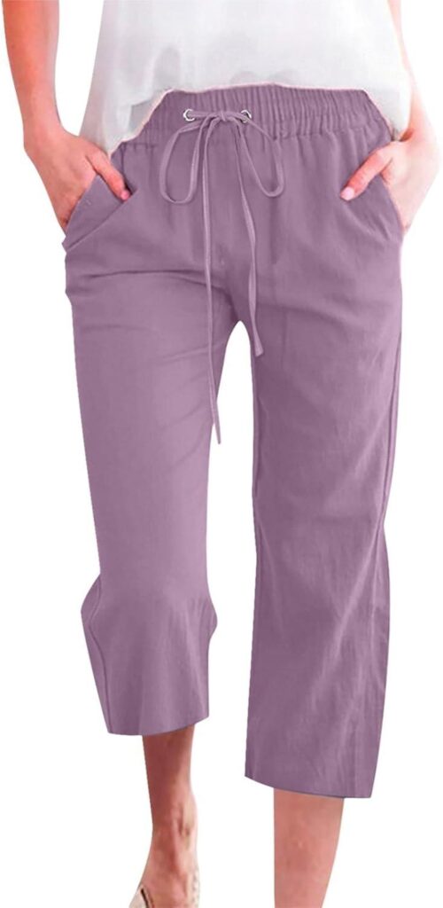 Best Casual Pants – Capri Linen Pants Women Summer Review
