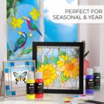 Best Art Supplies – Nicpro 18 Colors Stained Glass Paint Set Review