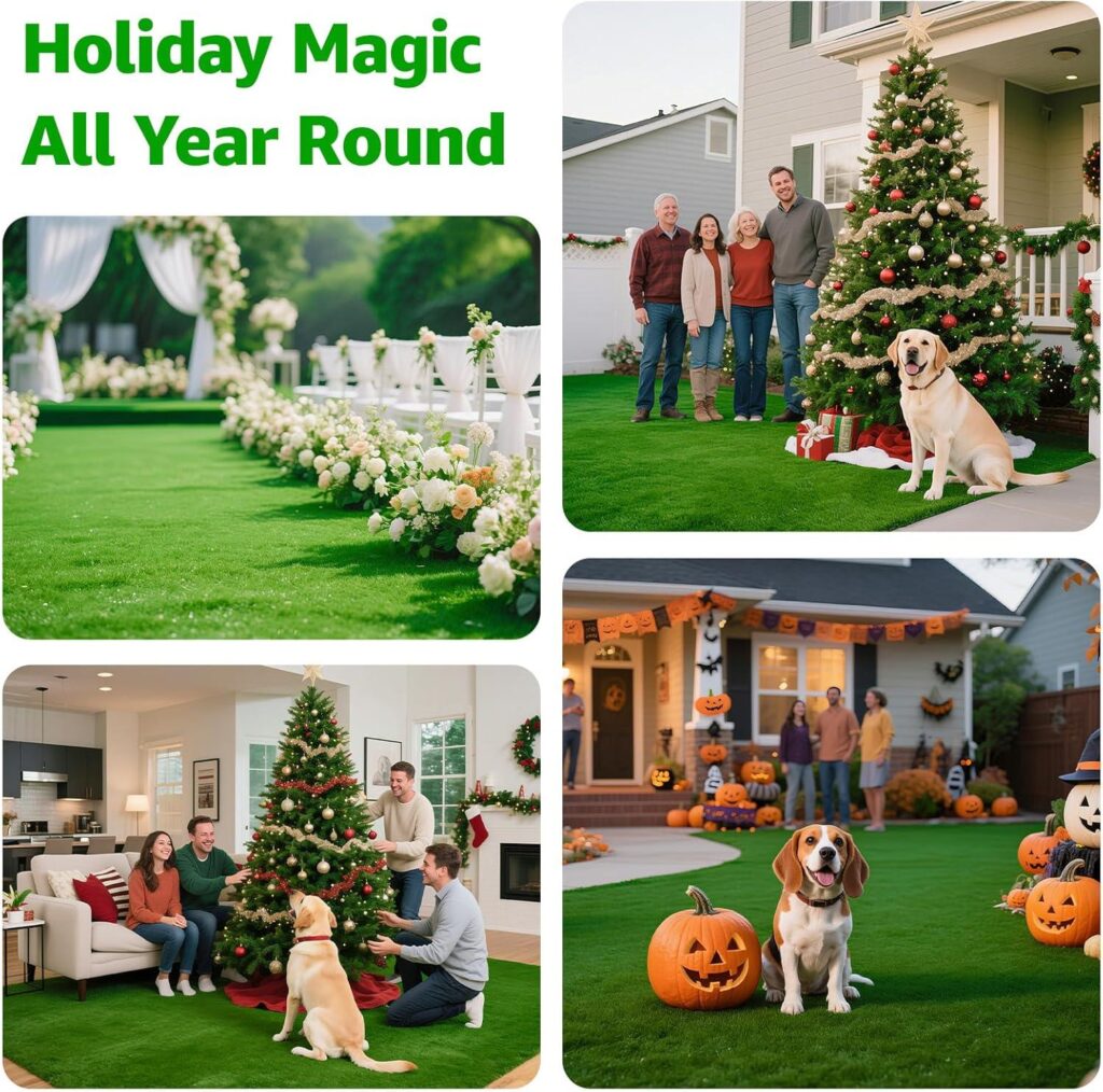 Best Outdoor Turf – Artificial Turf Grass Rug with Drainage Holes Review