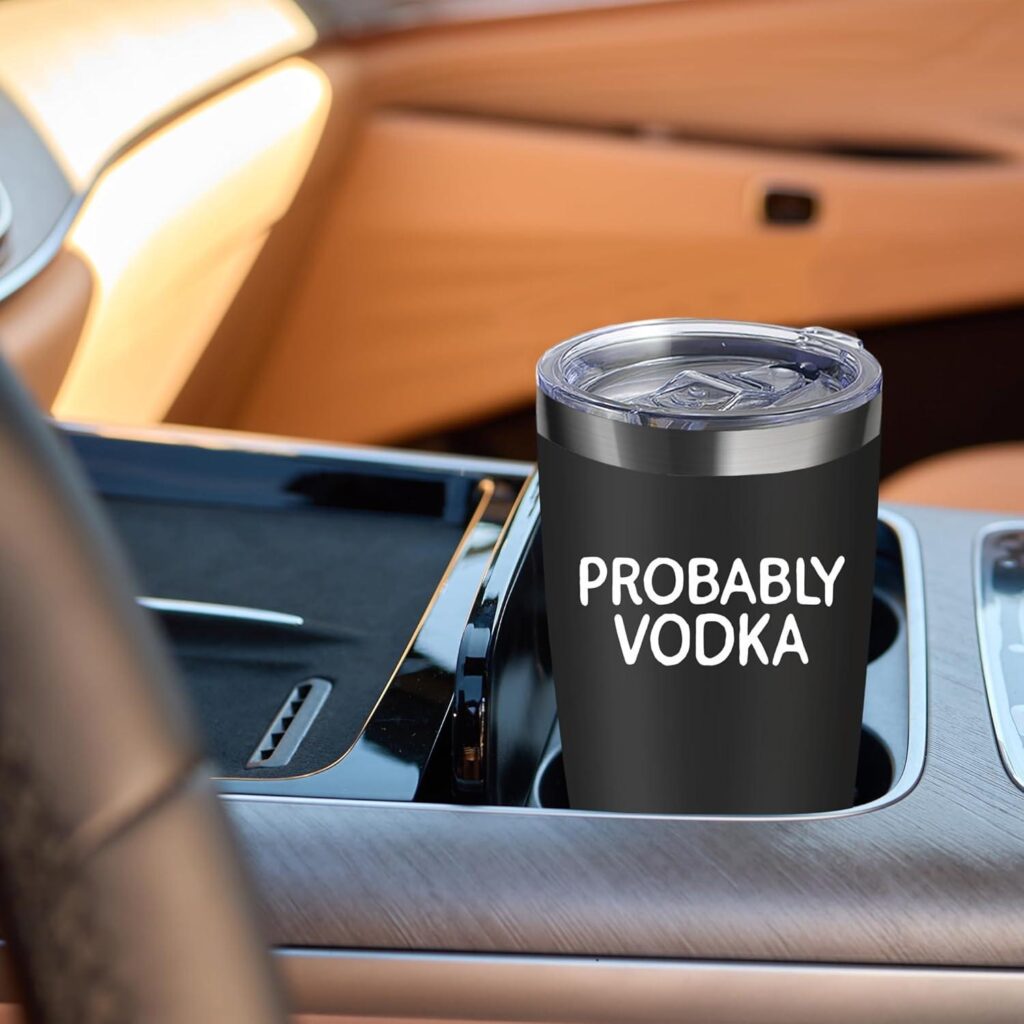 Best Travel Coffee Mug – Probably Vodka, 20 Oz Insulated Tumbler Review