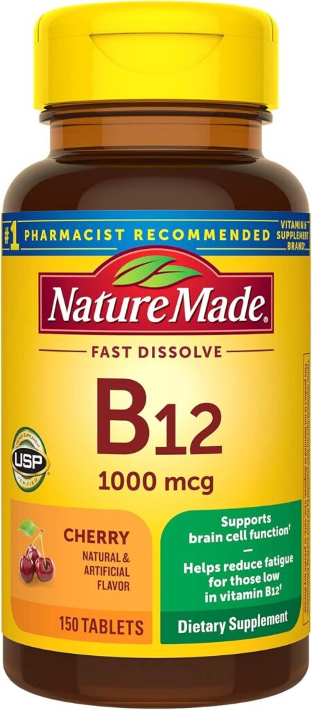 Best B12 Supplement – Nature Made Vitamin B12 1000 mcg Review