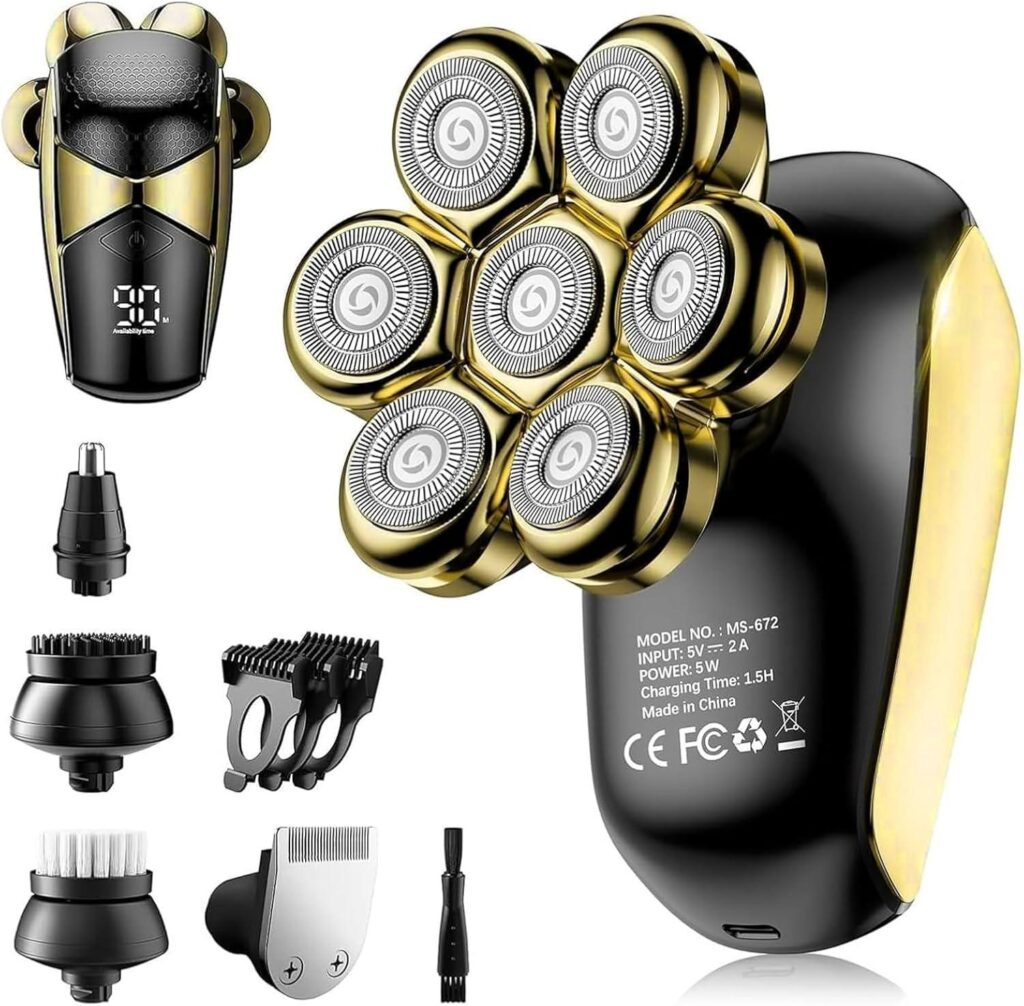 Best Head Shaver – SHPAVVER 5-in-1 Electric Razor Review