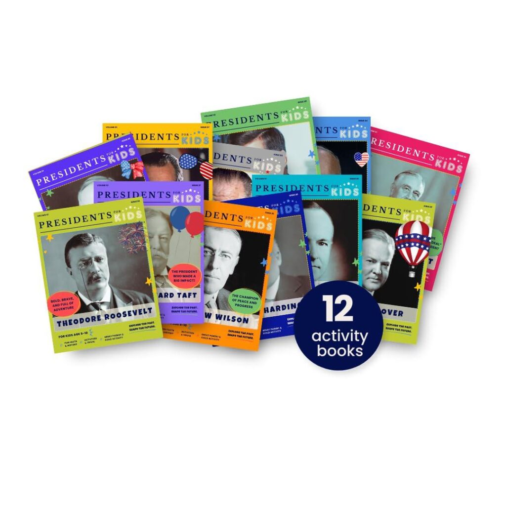Best Activity Book Set – Presidents for Kids | 12 Fun History Books Review