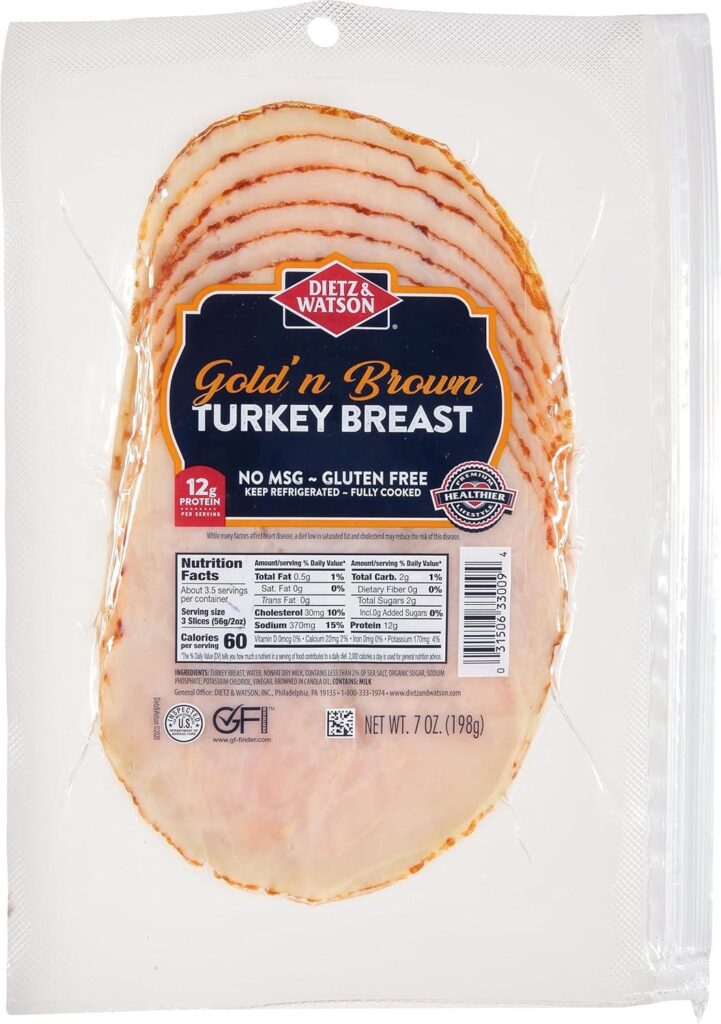 Best Deli Meat – Dietz & Watson Pre-Sliced Oven Browned Turkey Breast, 7 oz Review