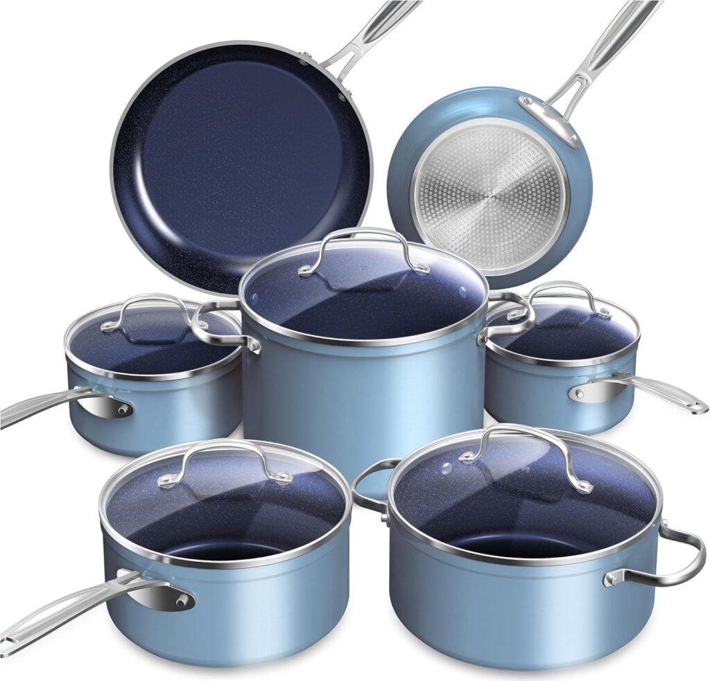 Best Cookware – Nuwave Healthy Duralon Blue Ceramic Nonstick Set Review