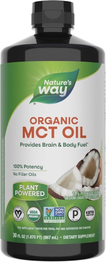 Best MCT Oil – Nature’s Way Organic MCT Oil, 30 Fl Oz Review